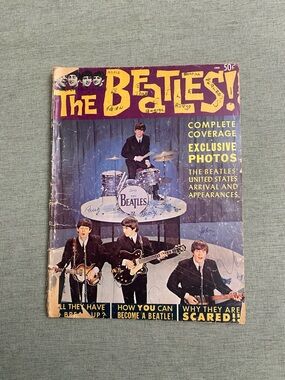 The Beatles Vintage Magazine  - 1964 Souvenir First United States Arrival
